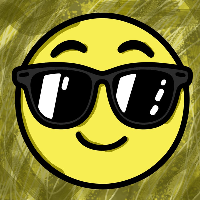 emoji with sunglasses
