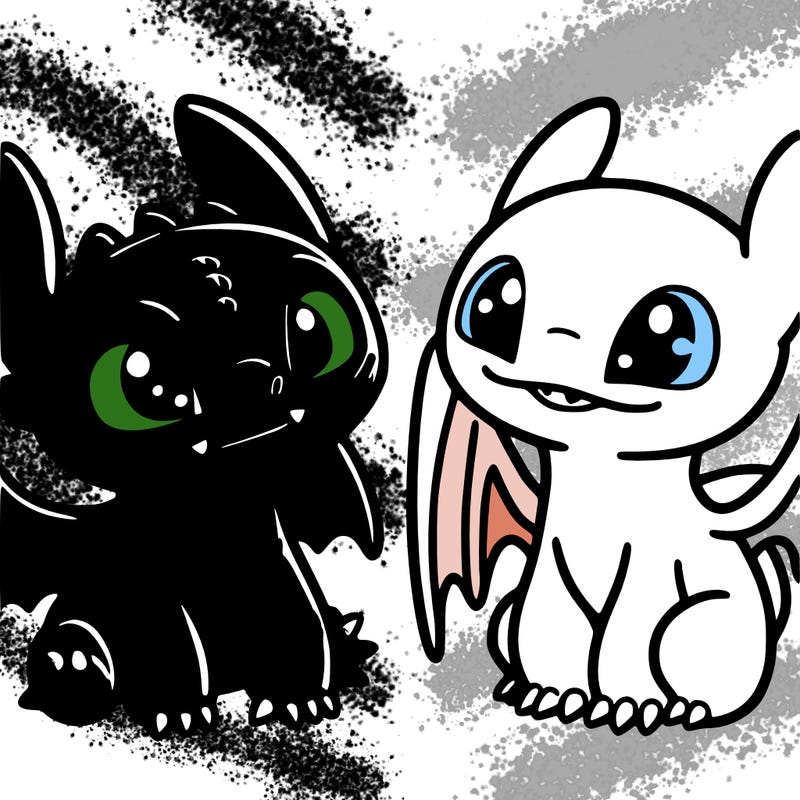 toothless and light fruy