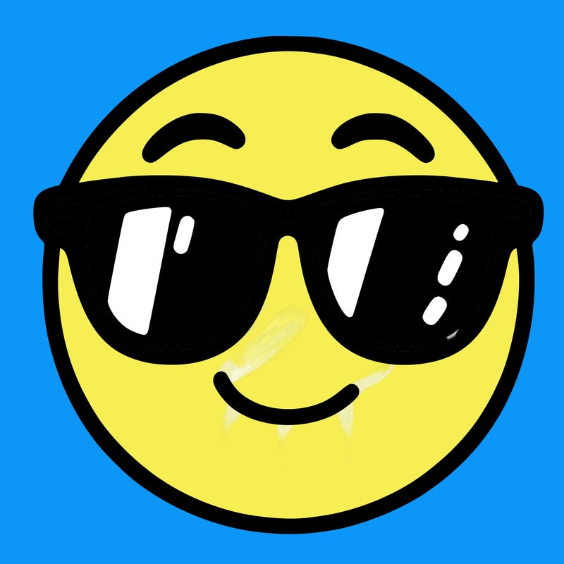 emoji with sunglasses