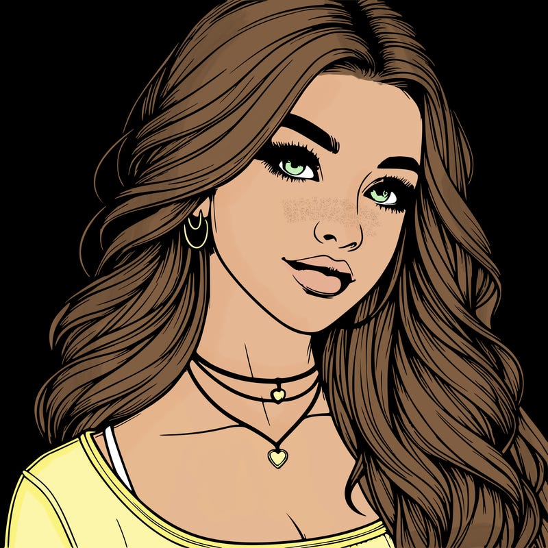 detailed realistic girl