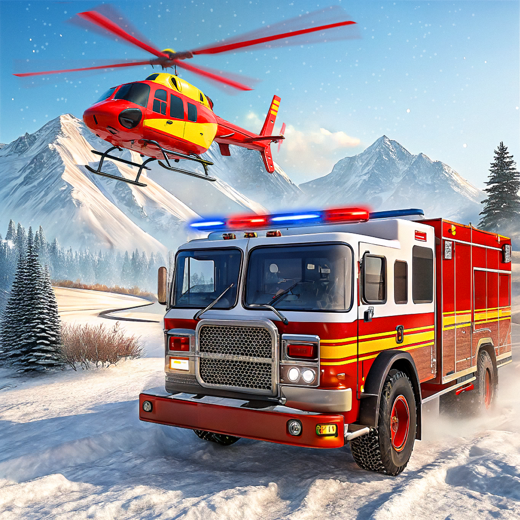 Rescue Run Offroad Snow Heroes | Ultimate 3-in-1 Rescue Simulator