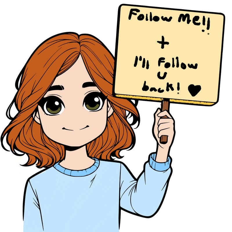 realistic girl holding up a sign