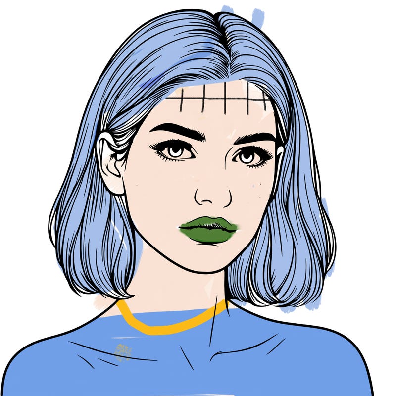 realistic portrait of woman