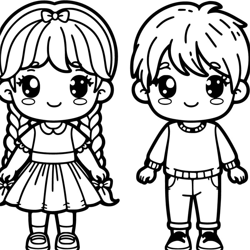 boy and girl