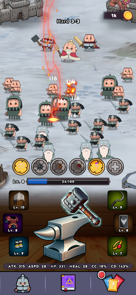 Forge Master: Idle RPG | Craft Epic Gear & Lead Your Knights