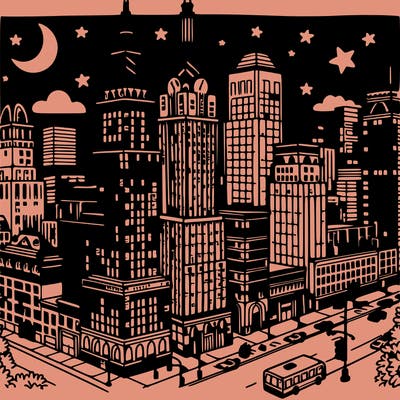 new york city nighttime