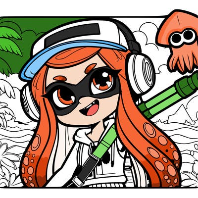 a squid game girl.