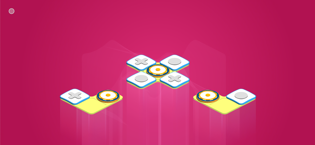 "OXXO" - OXXO禅パズルゲームの幾何学的シンボルが付いたアイソメトリックブロック