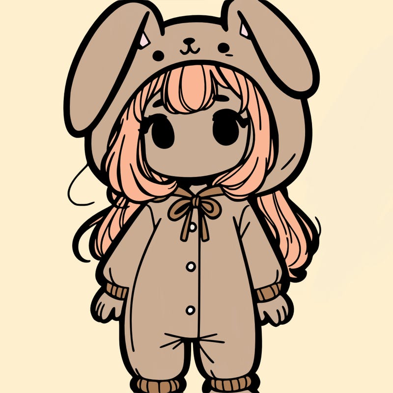 girl in a bunny suit