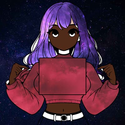 girl holding a blank sign in a long sleeve crop top