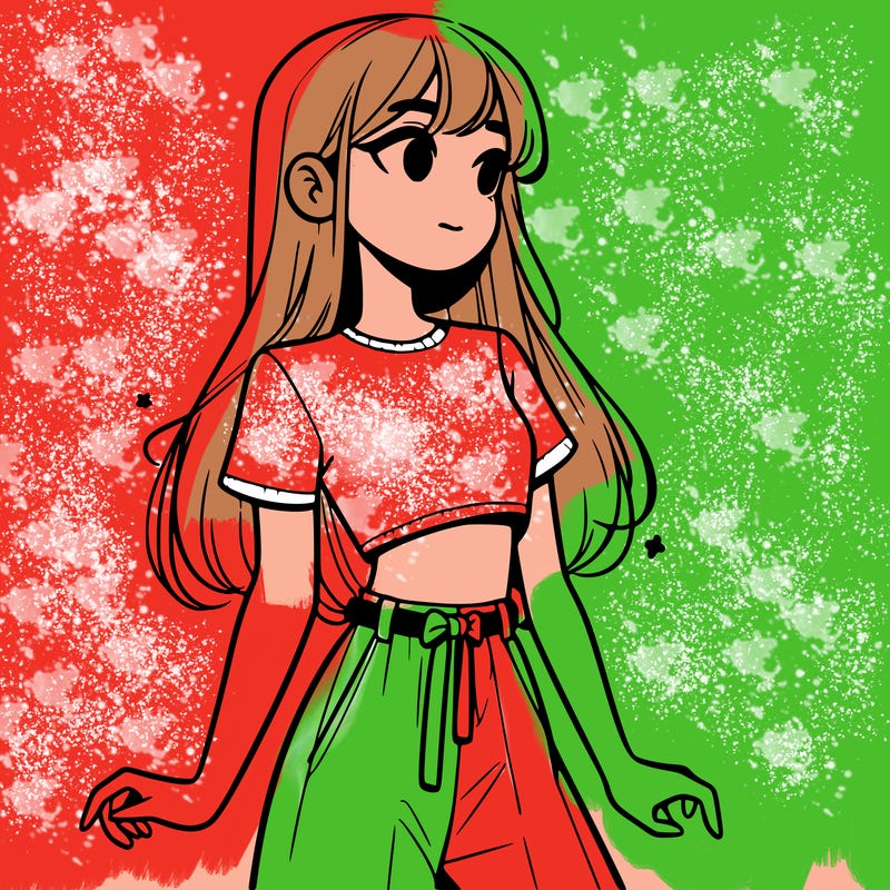 girl in a cute crop top