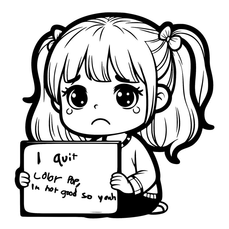 sad girl with a blank sign