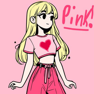 girl in a cute crop top