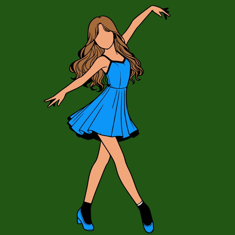 realistic girl, dance