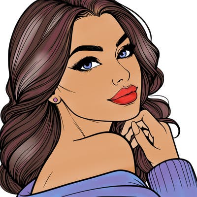 realistic pretty woman