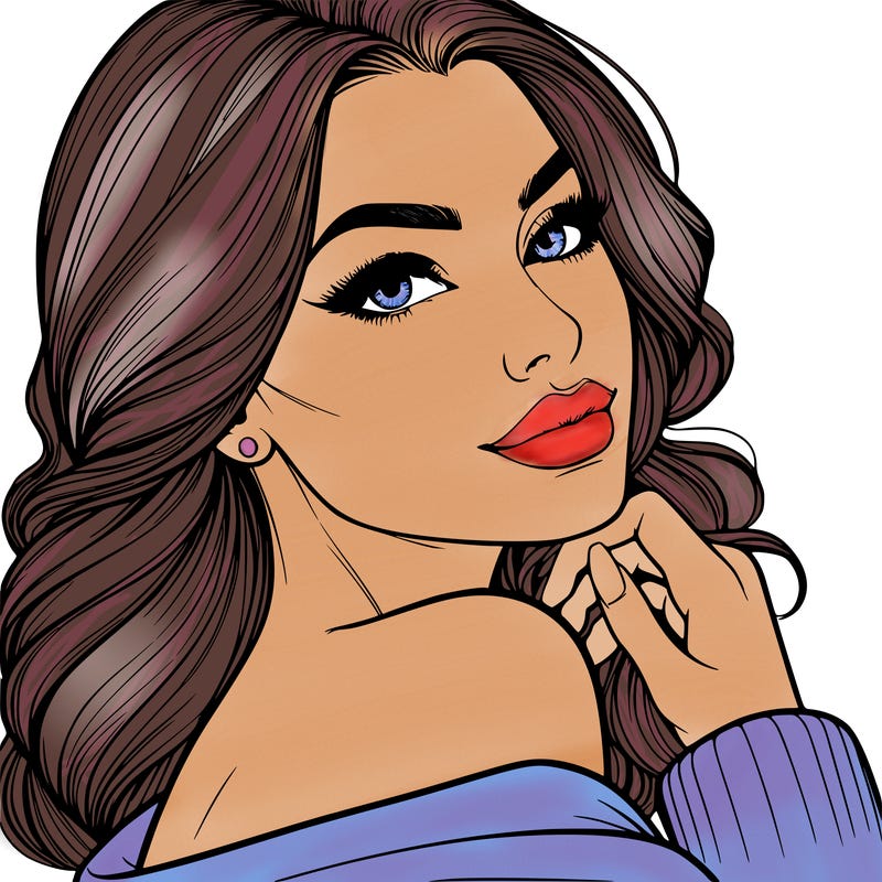 realistic pretty woman