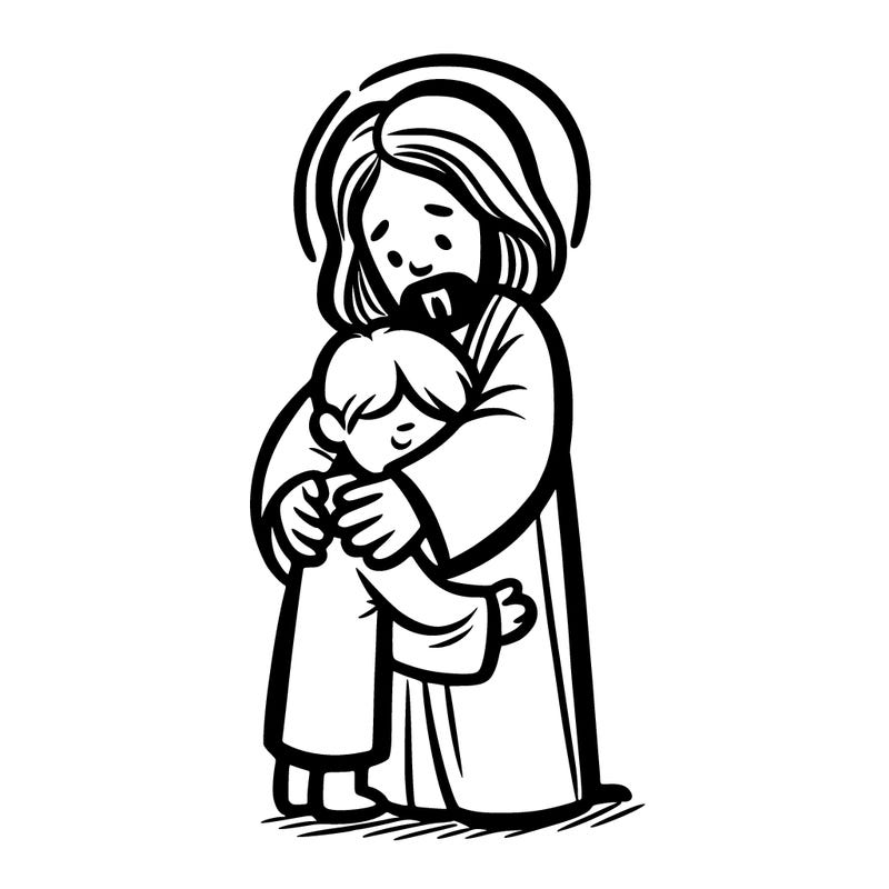 jesus hugging me