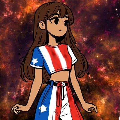 girl in a cute crop top