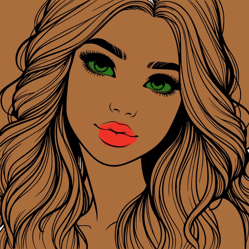 beautiful realistic girl