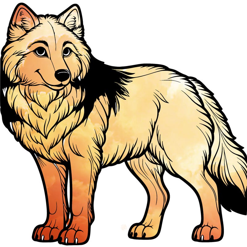 realistic wolf