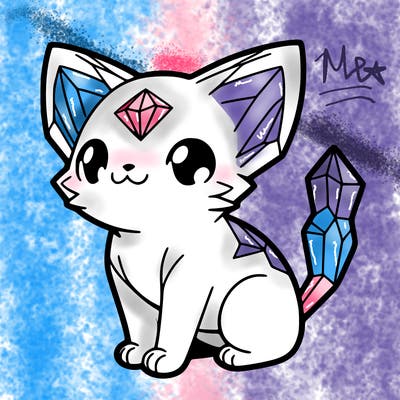 crystal kitten