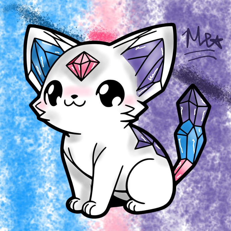 crystal kitten