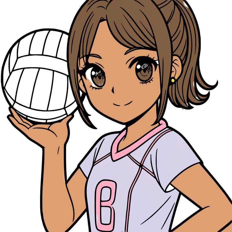 volleyball girl