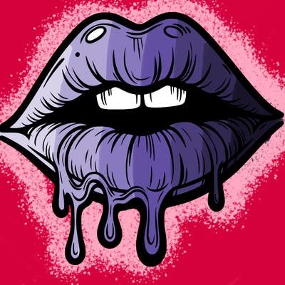 lips that look realistic and drip