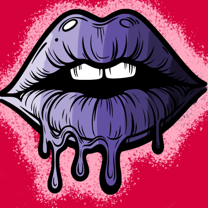 lips that look realistic and drip