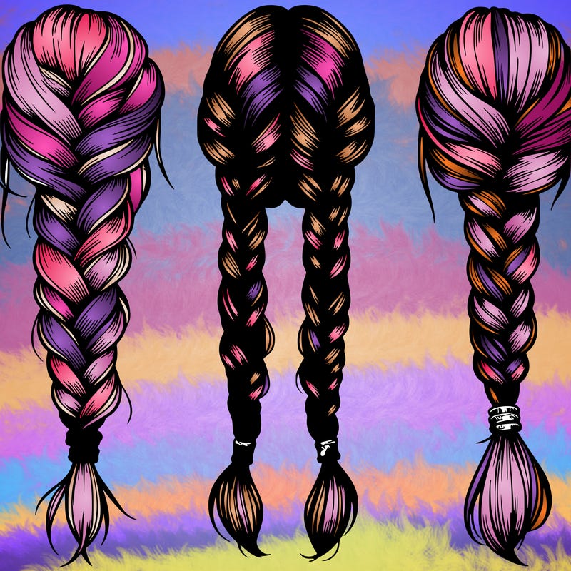 realistic braids