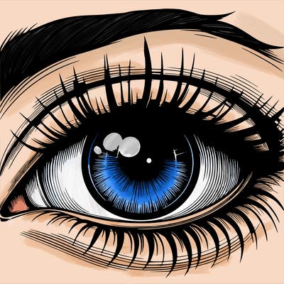 realistic eye