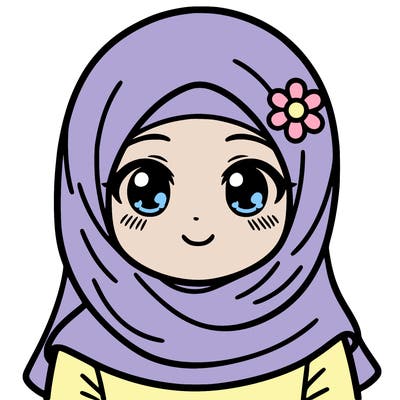 a girl with hijab