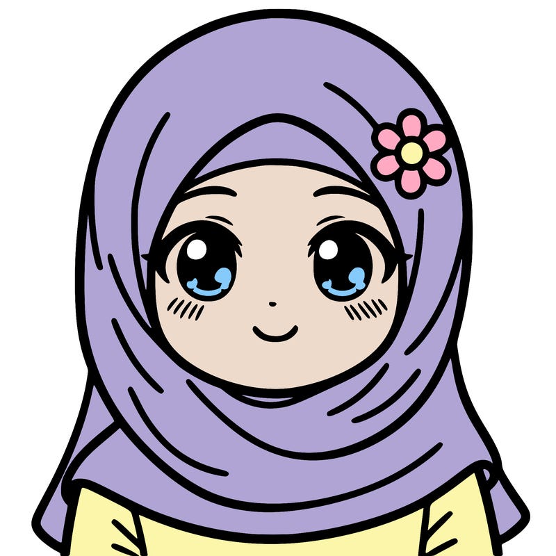 a girl with hijab