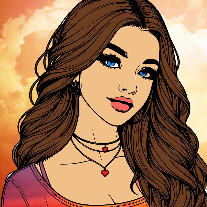 detailed realistic girl