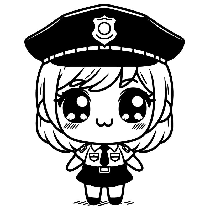 ￼cute police girl ￼