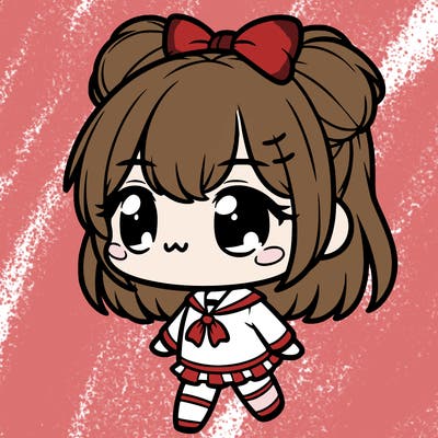 cute chibi girl