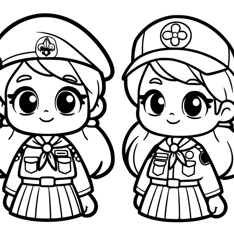 a picture for girl scouts