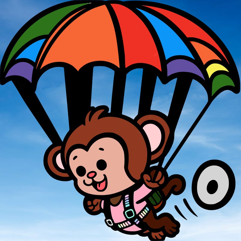 monkey parachute