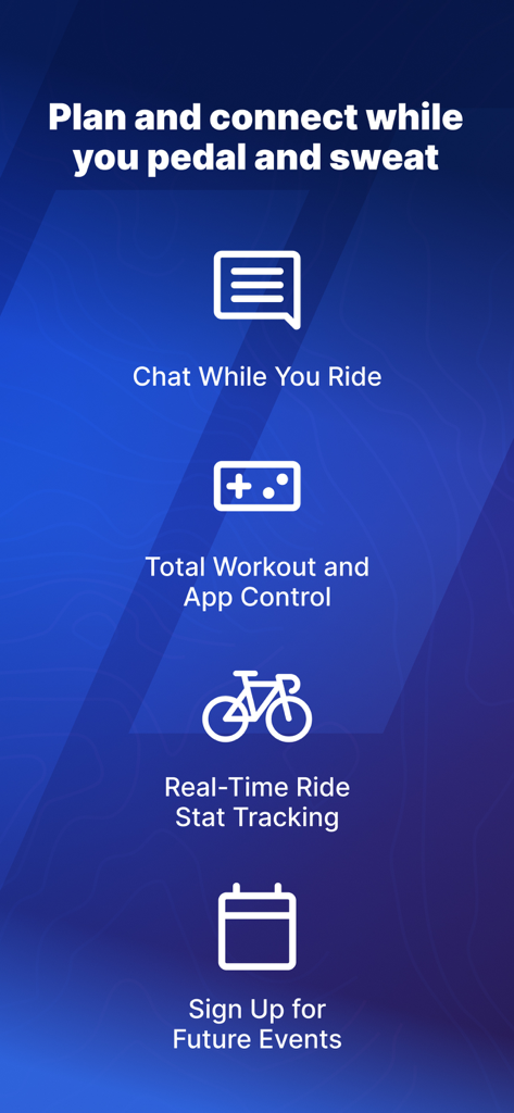 Infografía que muestra las características de TrainingPeaks Hub, incluyendo chat de ruta, control de entrenamiento, seguimiento de estadísticas en tiempo real y registro de eventos
