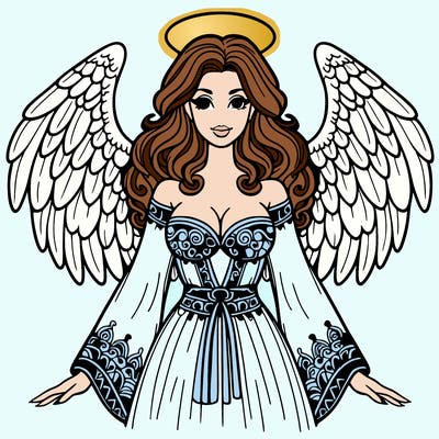 beautiful adult angel