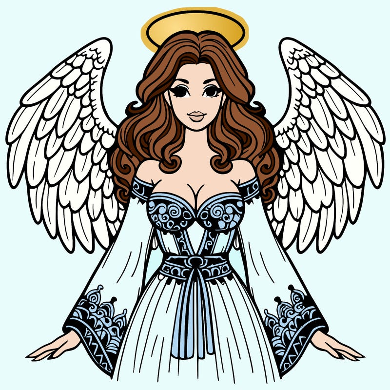 beautiful adult angel