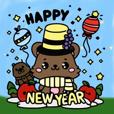 message : happy new year