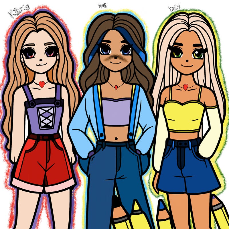 group of 3 girls