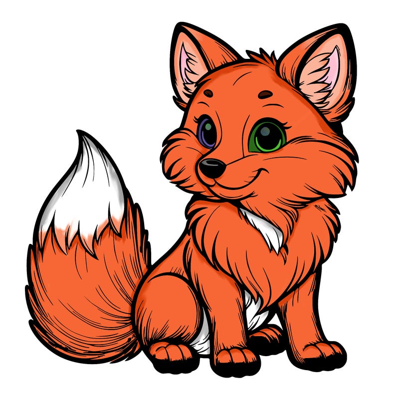 realistic fox