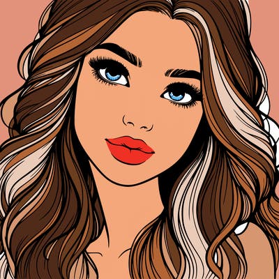 beautiful realistic girl