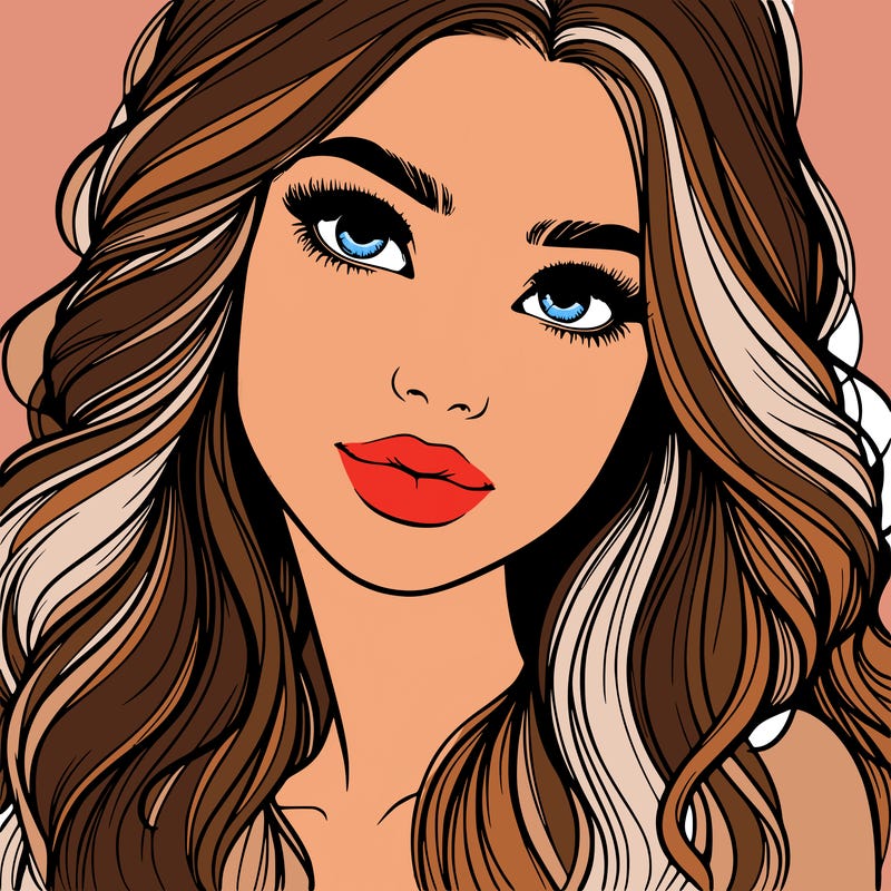 beautiful realistic girl