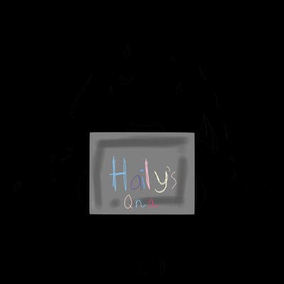 girl holding a blank sign in a long sleeve crop top