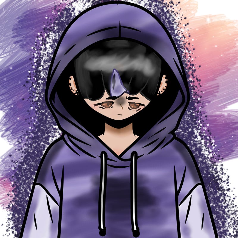 faceless girl in hoodie