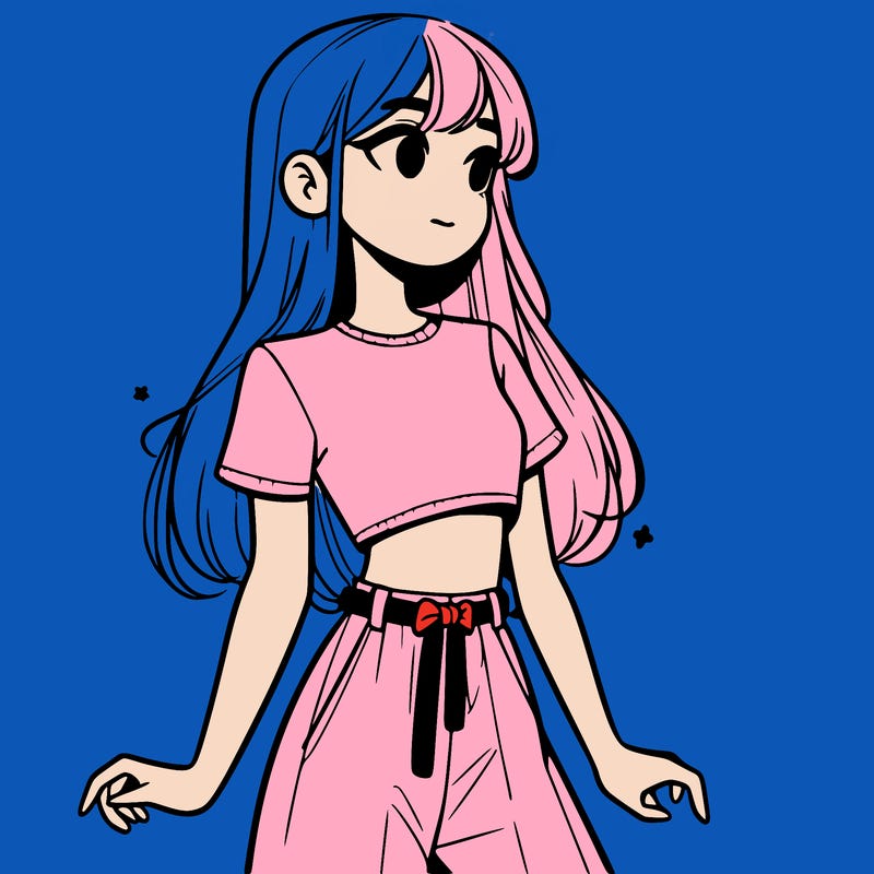 girl in a cute crop top