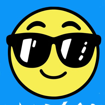 emoji with sunglasses